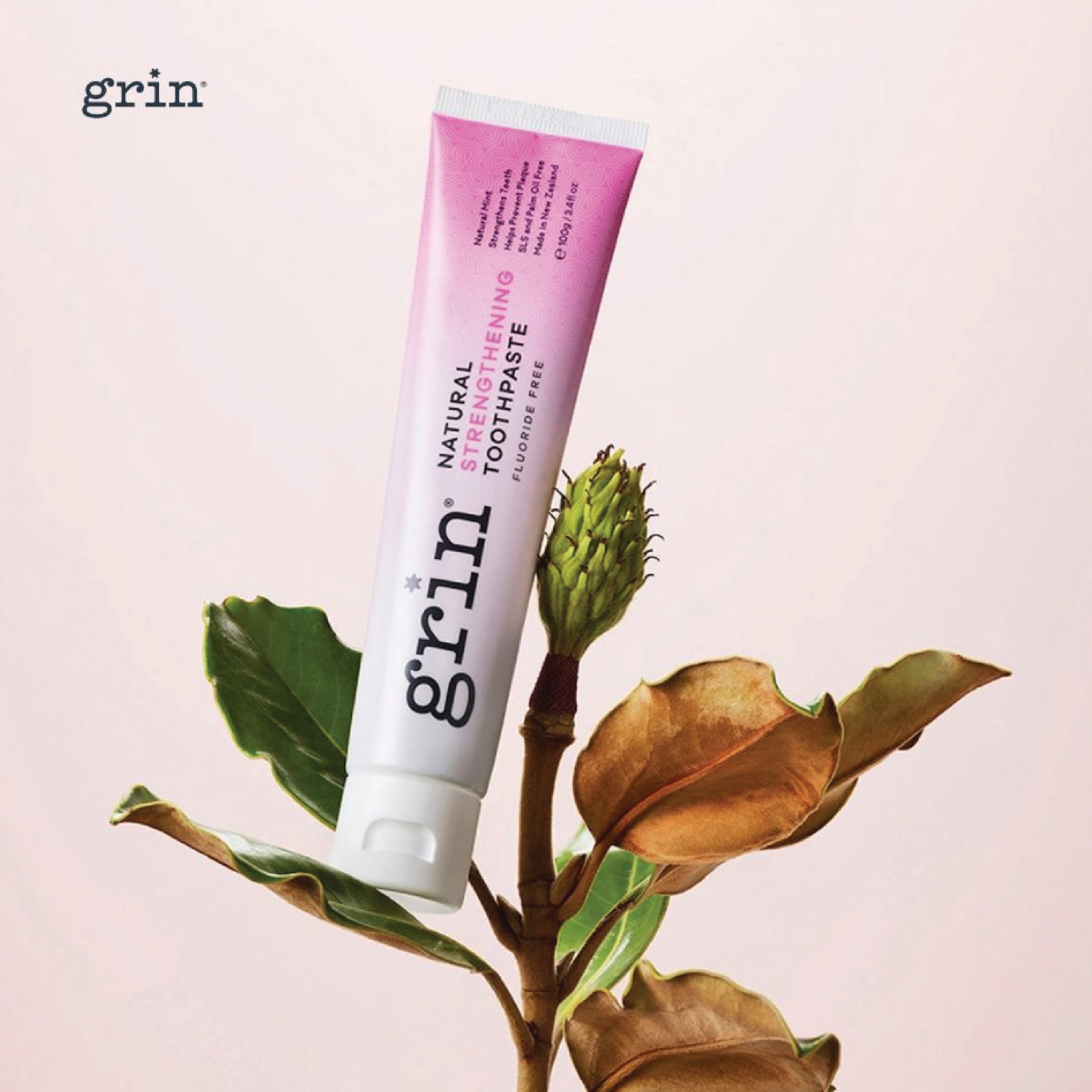 Grin Natural Strengthening Toothpaste 100g - Pouch Australia